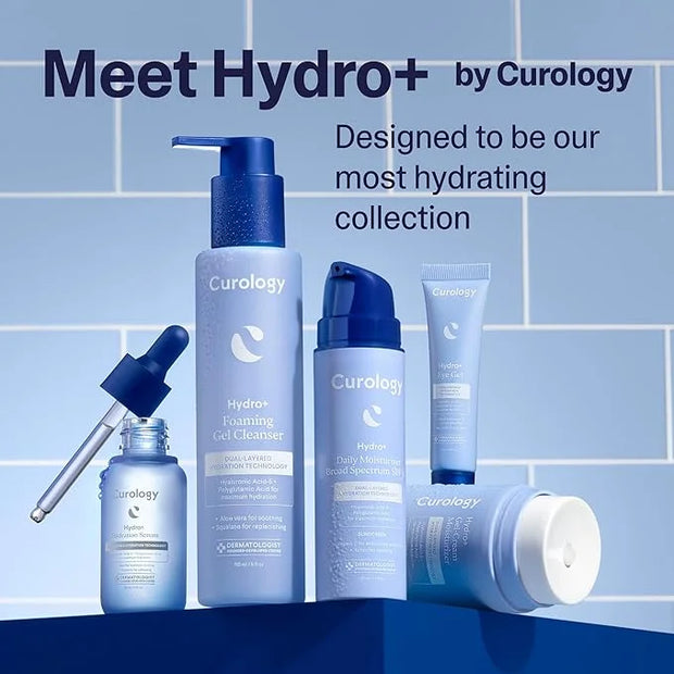 Curology Hydro+ Eye Gel, Hydrating Under Eye Cream with Hyaluronic Acid and Caffeine, 0.5 fl oz - Product Image
