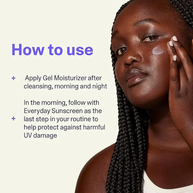 Curology Gel Face Moisturizer, Lightweight Daily Face Lotion for Oily, Dry or Sensitive Skin, with Hyaluronic Acid, Fragra...
