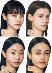 MISSHA M PERFECT COVER SERUM BB CREAM No.21 Light Beige - Light with Cool Undertone, Skin Tint, Tinted Moisturizer, Skin C...
