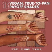 NYX PROFESSIONAL MAKEUP, Ultimate Shadow Palette, Eyeshadow Palette - Warm Neutrals - Product Image