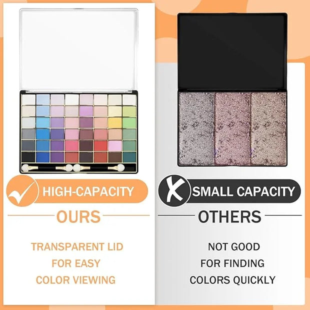 3 Pcs Large Empty Magnetic Eyeshadow Palette Cosmetics