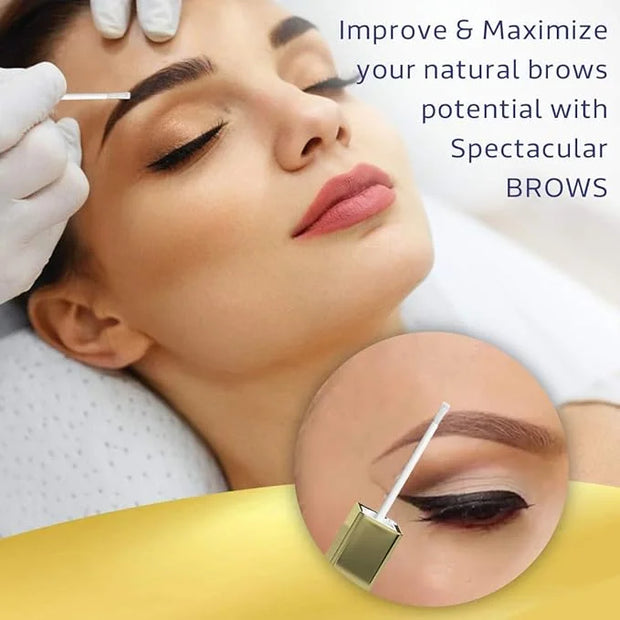 Spectacular BROWS - Brow Enhancer and Brow Growth Serum - Eyebrow Growth Enhancer- Eyebrow Growth Serum with Biotin & Natu...