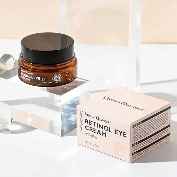 Retinol Eye Cream, Anti-Aging with Vitamin C & Ceramide for Dark Circles, Wrinkles & Fine Lines, Crow’s Feet, 0.7 fl.oz - ...