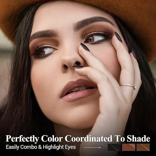Neutral Eyeshadow Stick Makeup Set, Matte Cream Eye Shadow Eyeliner Brightener Pencil Crayon - Classic 6PCS A001 - Product...