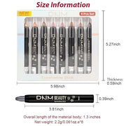 Kaely 8Pcs Cream Eye Shadow Brightener Sticks Set for Eyes,Shimmer Matte Pencil Eyeshadow Applicator Stick Palette,Hallowe...