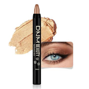 evpct Beige Gold Shimmer Cream Eye Shadow Brightener Sticks Set for Eyes, Gold Shimmery Matte Pencil Eye shadow Applicator...