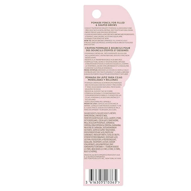 Covergirl Clean Fresh Brow Filler Pomade, 400 Soft Brown, Eyebrow Pencil, Ultra-Precise Tip, Creamy Formula, Highly Pigmen...