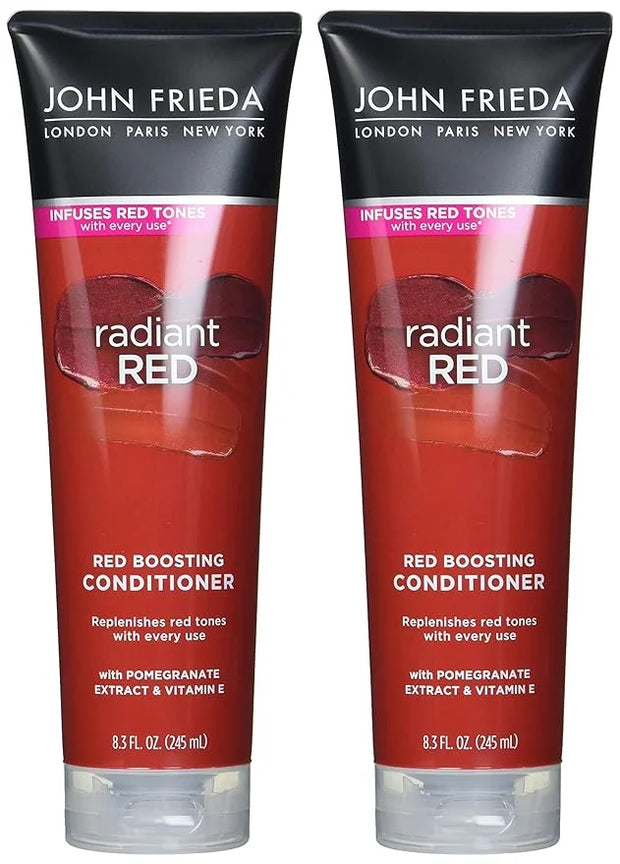 John Frieda Radiant Red, Color Boosting Conditioner, Hydrates and Enhances Red Tones with Pomegranate Extract and Vitamin ...