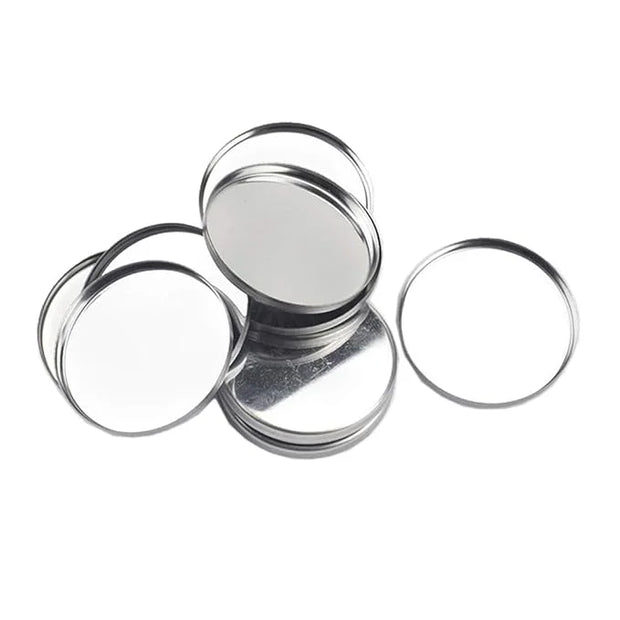 20 Pieces Empty Round Metal Tin Palette Pans