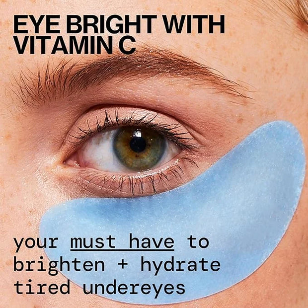 Pacifica Undereye Spot Serum Mask – Bright Eye Vitamin C Mask for Dark Circles & Hydration, Brightening Under Eye Treatmen...
