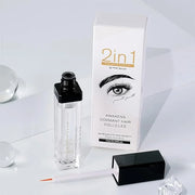2-Pack 2 In 1 Lash Eyelash Growth Serum - Nourishing Formula for Curled, Dense & Resilient Lashes, Strengthening Treatment...