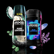 AXE Fine Fragrance Collection Premium Deodorant Body Spray for Men Pure Coconut 3 Count with 72H Odor Protection and Fresh...