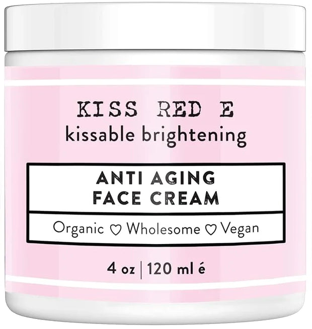 KissRedE Anti Aging Face Cream. Best Anti Wrinkle Cream Moisturizer For Face, Hands, Neck. Reduce Wrinkles, Fine Lines, Cr...