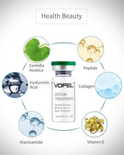 Centella Asiatica Serum for Face with Hyaluronic Acid Repair and Centella Serum for Face Moisturizer 0.35 oz 4 Vials Serum...