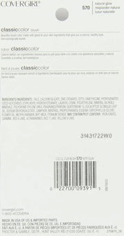 COVERGIRL Classic Color Blush Natural Glow(N) 570, 0.3 Ounce Pan - Product Image