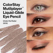 REVLON ColorStay Multiplayer Liquid-Glide Eye Pencil, Multi-Use Makeup With Blending Brush, Blends Then Sets, Creamy Textu...