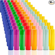 96 Pcs 5g Lip Balm Tubes bulk Plastic Empty Lip Balm Containers Refillable Rotatable Lipstick Tubes DIY Lip Gloss Balm Tub...