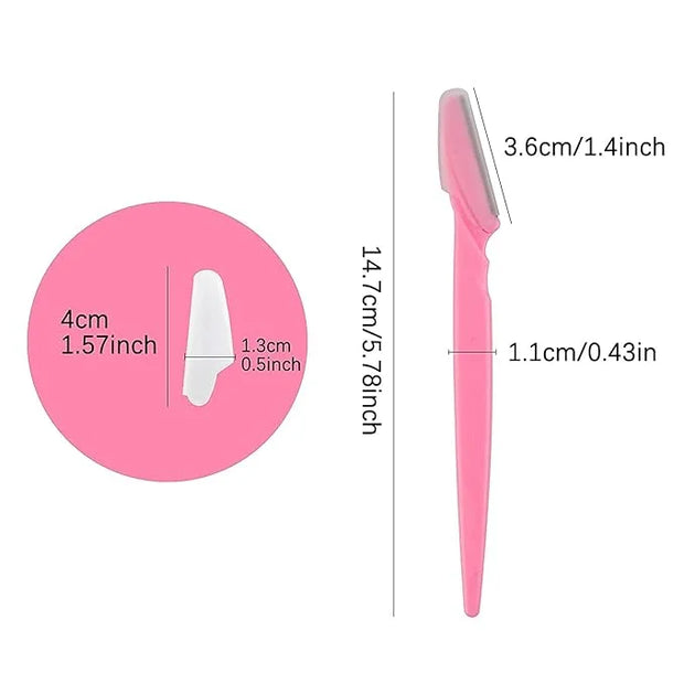 Eyebrow Razor 62 Pcs Multipurpose Exfoliating Dermaplaning Tool Trimming and Shaving Grooming for Face and Eyebrow Shaper ...
