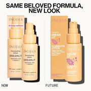 Pacifica Dreamlit Illuminating Facial Lotion – Vitamin C & Niacinamide Brightening Moisturizer for Radiant Glow - Natural ...