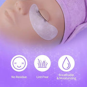 VEYES INC 50 Pairs 100% Natural Aloe Extract Under Eye Gel Pads Hydrogel Eye Patch For Eyelash Extension Lint Free Lash Ex...