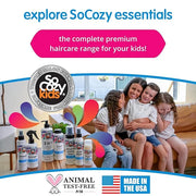 SoCozy 2-in-1 Detangler & Leave In Conditioner Spray (8 Fl Oz, Pack Of 2) - Hair Detangler & Conditioner for Kids with Ker...