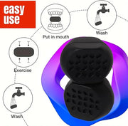 Jaw Exerciser for Men & Women 3 Levels 6 Pcs - Product Image