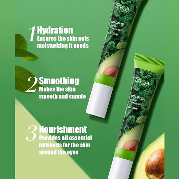 BIOAQUA Avocado Bouncy Moisturizing Eye Cream Hydrating Smooth Improve Dryness Under Eye Skin 20g / 0.7oz - Product Image