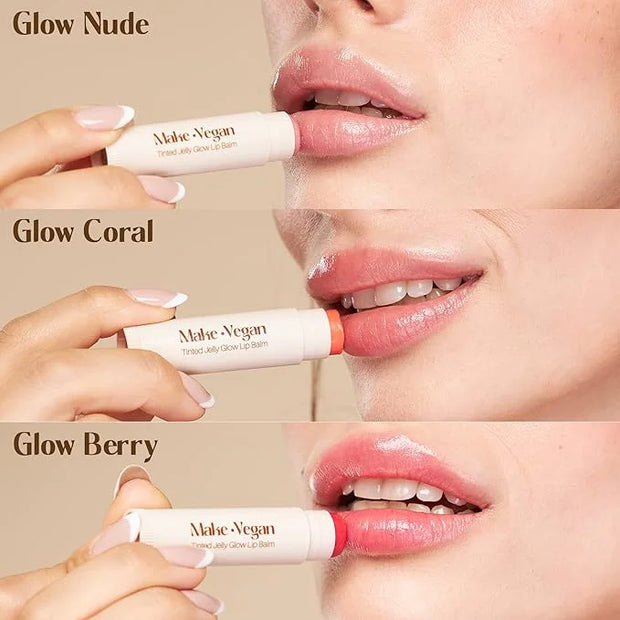 Vegan Tinted, Lip Moisturizer Gifts Sets Animals