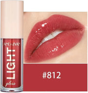 6PCS Lip Oil Light Lipgloss Set, Moisturizing Hydrating Lip Glow Oil Lip Gloss Kit High Shine Lip Plumping Glass Finish Li...