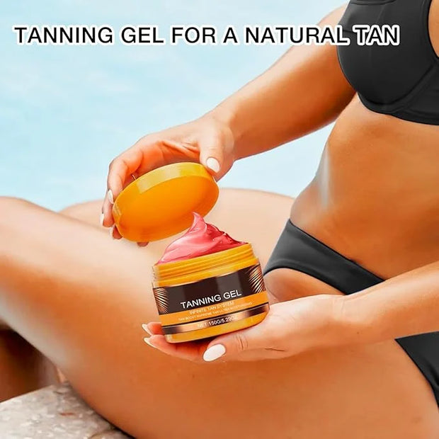 2Pcs Luxury Intensive Tanning Gel, Celyne Tanning Gel, Natural Tanning Accelerator Cream Gel, 5.29oz Celyne Tanning Cream,...