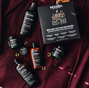 Brickell Men's Daily Elite Face Care Routine I, Toner, Gel Facial Wash, Face Scrub, Anti-Aging Night Cream, Eye Cream, Cha...
