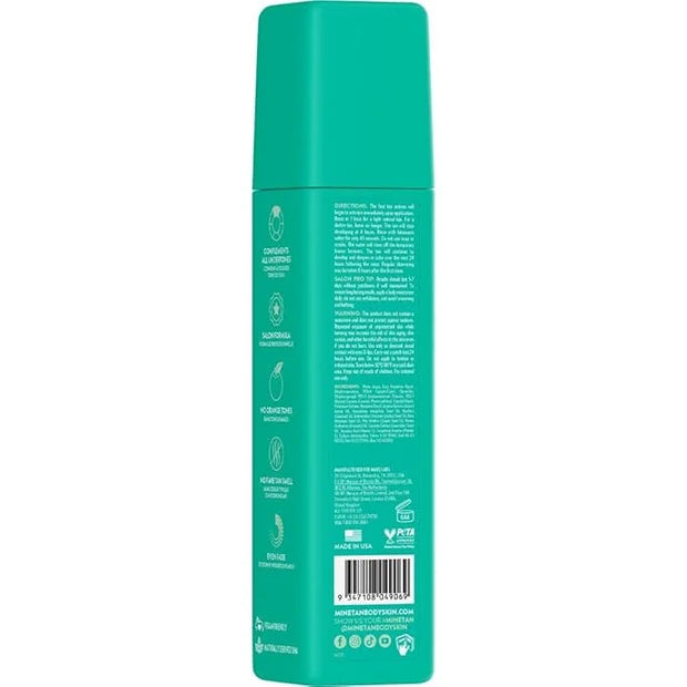 Minetan Olive Self Tan Foam | Color Base Collection - Dark Olive Bronze Finish, 1 Hour Express, Face & Body Fake Tanner, C...