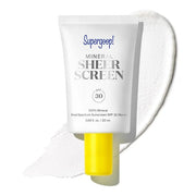 Supergoop! Mineral Sheerscreen SPF 30 PA+++, 0.68 fl oz - 100% Mineral, Broad Spectrum Face Sunscreen + Primer + Helps Fil...