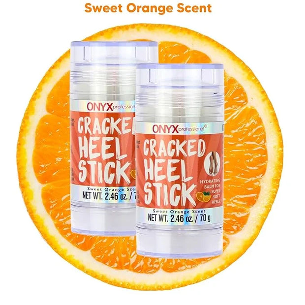 Onyx Professional Cracked Heel Repair Balm Stick for Dry Cracked Feet Treatment, Orange Scent, 2 pack - Moisturizing Foot ...