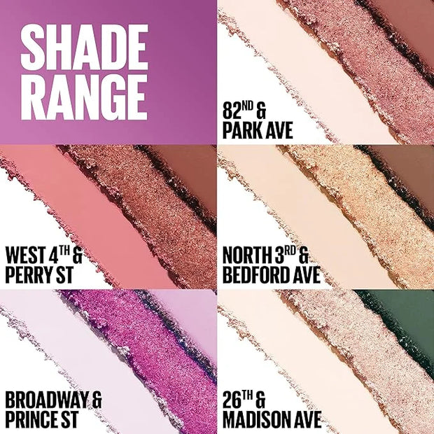 Maybelline New York Shadow Blocks Shadow Blocks Eyeshadow Palette, Stacked Eye Shadow Trio, 82nd & Park Ave, 0.08 oz - Pro...