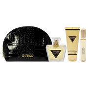 Guess Seductive 2.5oz EDT Spray, 0.5oz EDT Spray, 3.4oz Body Lotion, Pouch Women 4 Pc Gift Set - Product Image