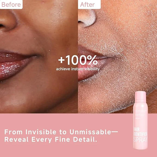 Hair Identifier Spray for Face Shaving - Gentle Facial Shaving Dermaplane Spray for Smooth, Glowing Skin, hair identifier ...