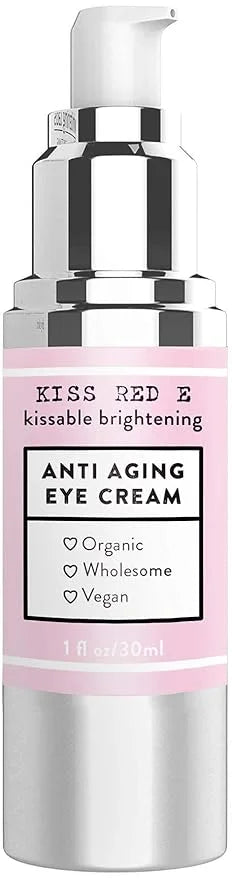 KissRedE Anti-Aging Eye Cream for Dark Circles, Puffiness, Fine Lines, and Wrinkles - Fragrance-Free, 1 Fl Oz - Product Image