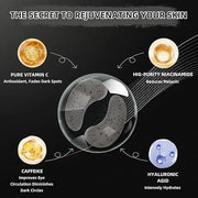 POSTA 20Pairs 40Pcs Collagen Eye Mask, Glitter Under Eye Patches for Dark Circles and Puffiness, Hydrating Eye Skincare Re...