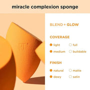 Real Techniques Ultimate Makeup Sponge Trio, Makeup Blending Sponges, For Liquid, Cream, & Powder Products, Powder & Found...