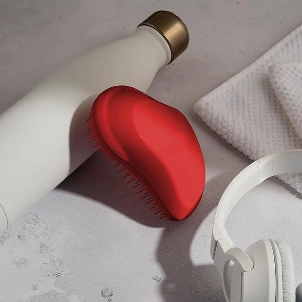 Tangle Teezer Original Detangler Brush, Dry & Wet Hair Brush for Thick & Curly Hair Types, Salsa Red - Product Image