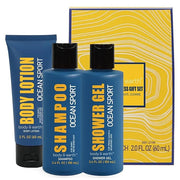Bath and Body Gift Set for Men Body Wash Set with Fresh Ocean Scent Shower Gel, Body Lotion, Shampoo, Birthday Gifts for M...