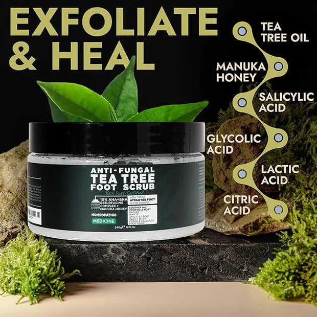 Tea Tree Foot Scrub with Salicylic