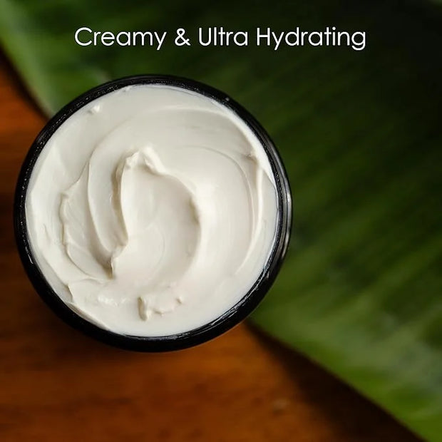 Peppermint Vanilla Body Butter - Natural Lotion for Women with Shea Butter & Jojoba Oil - Non-Greasy Whipped Body Lotion f...