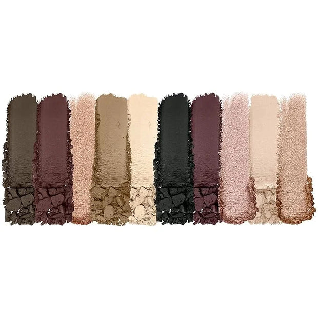 wet n wild Color Icon 10-Pan Eyeshadow Makeup Palette, Brown Nude Awakening, Long Lasting, Shimmer, Metallic, Glittery, Ma...