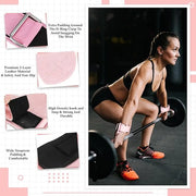 2 Pack Weight Lifting Belt and Lifting Straps 4'' Wide - Product Image