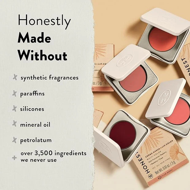 Honest Beauty 2-in-1 Creme Cheek Blush + Lip 1 oz