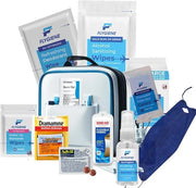 Travel Kit – Complete Airplane Travel Essentials Set for Men, Women, & Kids with Washable Case – 22-Piece TSA-Friendly Ess...