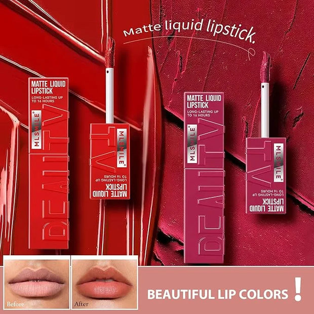 Lip Gloss, Lip Stain Finish Long Lasting Water Resistant, Lipgloss Perfect for Daily Wear & All Ages, Lipstick Vegan Ultra...