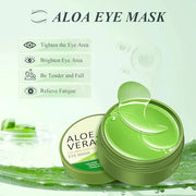 Under Eye Patches, Eye Mask, Eye Patches for Puffy Eyes and Dark Circles - 60 PCS Aloe Vera Under Eye Mask to Reduce Puffi...
